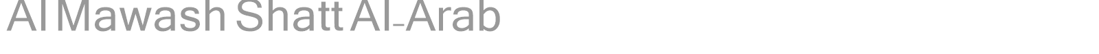 Al Mawash Shatt Al-Arab font preview